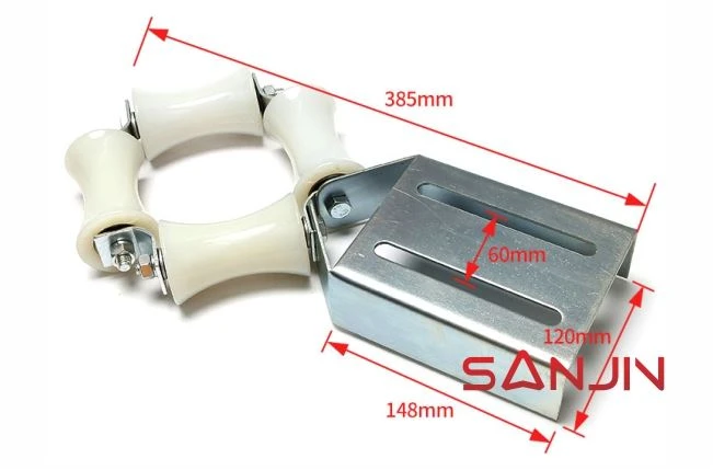 General elevator guiding device