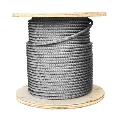 Câble métallique en acier pour ascenseur, diamètres multiples à surface unie en acier au carbone No. 70